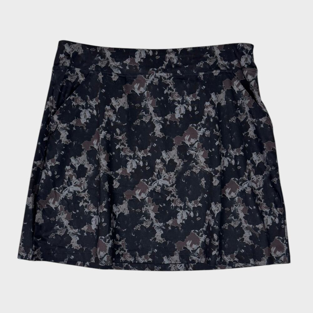 Puma Small Womens Skort Gray Camoflauge Pattern with Pockets